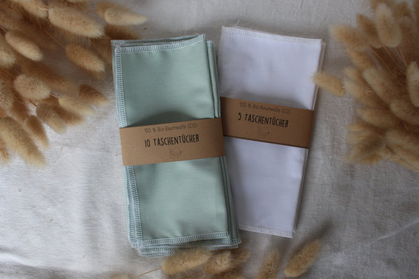 Taschentücher aus Biobaumwolle
